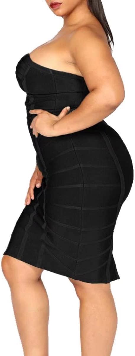 Hybrid & Company Womens Elegance Stretch Chic Bandage Dress - Image 2