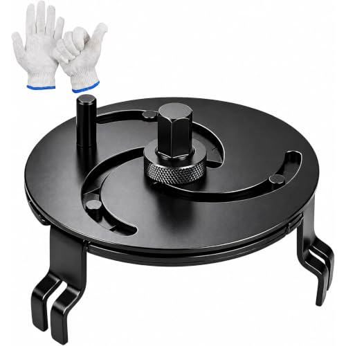 Lomhyve Clé Universelle Réglable pour Bouchon de Réservoir de Carburant | Outil à 3 Mâchoires 87-170mm pour Démontage Pompe à Carburant et Jauge Carburant - Outillage Mécanique Auto