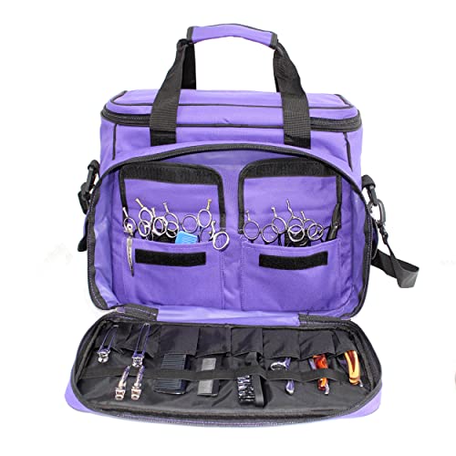 Foto von Extra große Friseur-Tasche für Friseur, Mobiler Friseur-Werkzeugset, Tasche, Salon-Aufbewahrung, Kassaki-Scherenetui
