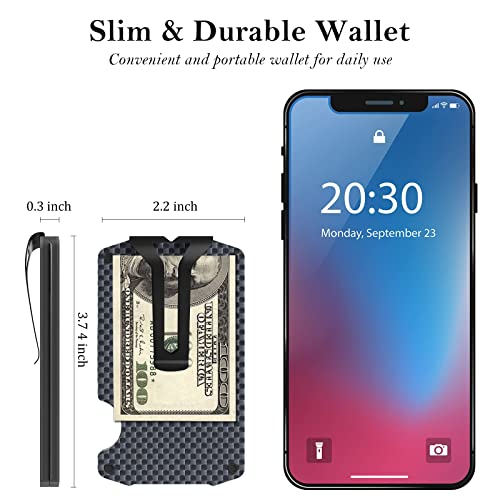 Steytay Wallet For Men Slim Minimalist Wallet Men'swomenmetal Wallet With Rfid And Money Clips Function Designed For Minimalist Men And Women (Black) #TOP1