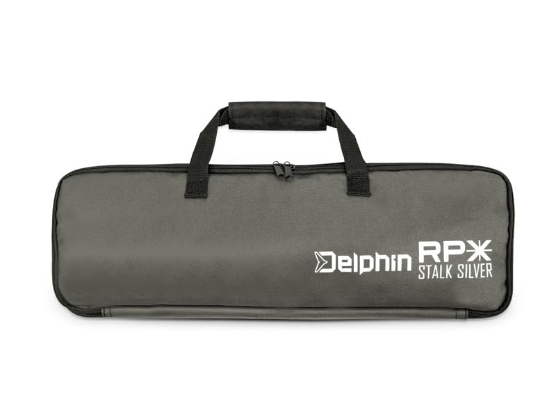 Delphin RPX Stalk, Rodpod, supporto per canna da pesca, argento, 75 x 66 cm