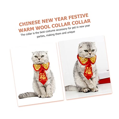 generic 2Pcs Terno Térmico Gato Gatos Engraçado Bandana Menina Decoração Bowknot Festa Aliciamento M
