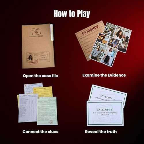 Image of Forensic Files BE A Detective, Solve A Realistic CASE - The Bollywood Premiere Night | Unsolved Cold Case Files | Crime Story Puzzle Game | Brain Games | Clues Evidences | Murder Mystery Board Game