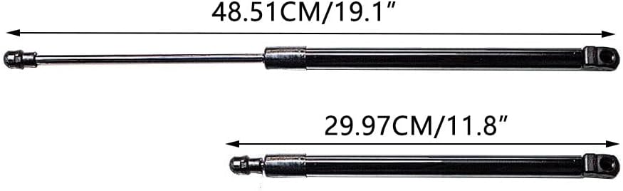 OD6110023, Front Hood Bonnet Lift Supports Shock Struts, Compatible with Dodge Ram 1500 2002-2008, 2500 2003-2009, 3500 2003-2009