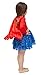 DC Comics Wonder Woman Toddler Girls' Costume Dress with Tiara and Cape, Red/Blue, 4T
