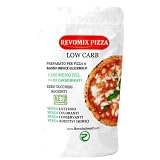 Revo Mix Farina Keto | Preparato Pizza Low Carb | Keto Friendly | Basso Indice Glicemico | Ricco Proteine | Artigianale | Ipocalorico | Made in Italy | 2 CONFDA 500G