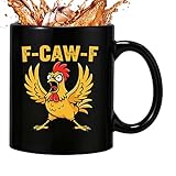 Lustige Henne-Tasse | Keramiktasse 330 ml für heißen Kaffee | Neuartige Wassertassen | Für Studium, Lehrer, Studenten, Büro, Restaurant, Hotel, Sammler