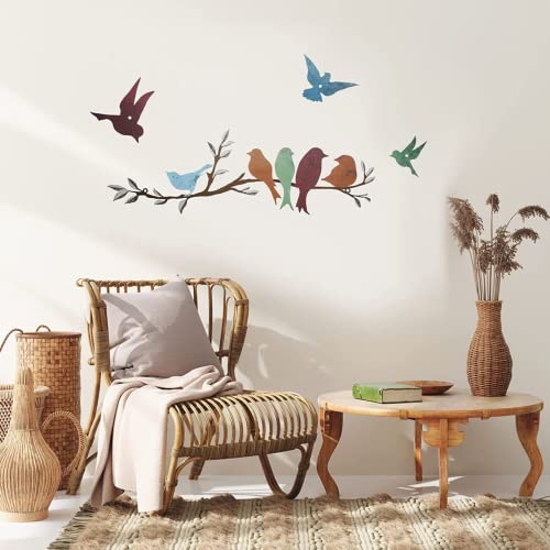 Sculpture d'oiseau en métal déco murale durable pour extérieur - 4
