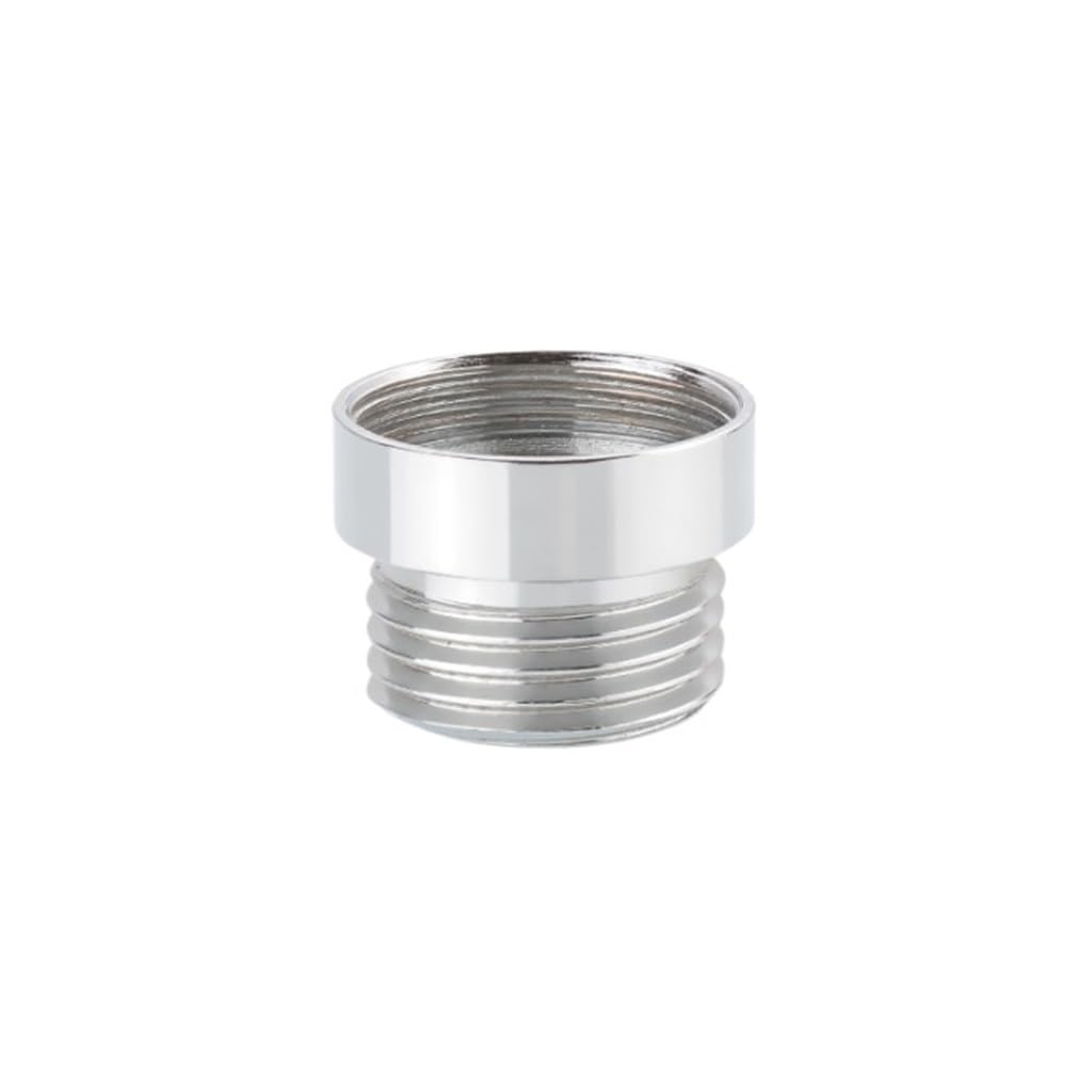 Faucet Adapter M16/M18/M20/M22/M24 Internal Thread to 4 Points G1/2 External Thread (Coarse Thread) Faucet Converter Tap Aerator Adapter for Bathroom Kitchen Faucet, 1 Pcs(M22-4 Points G1/2)