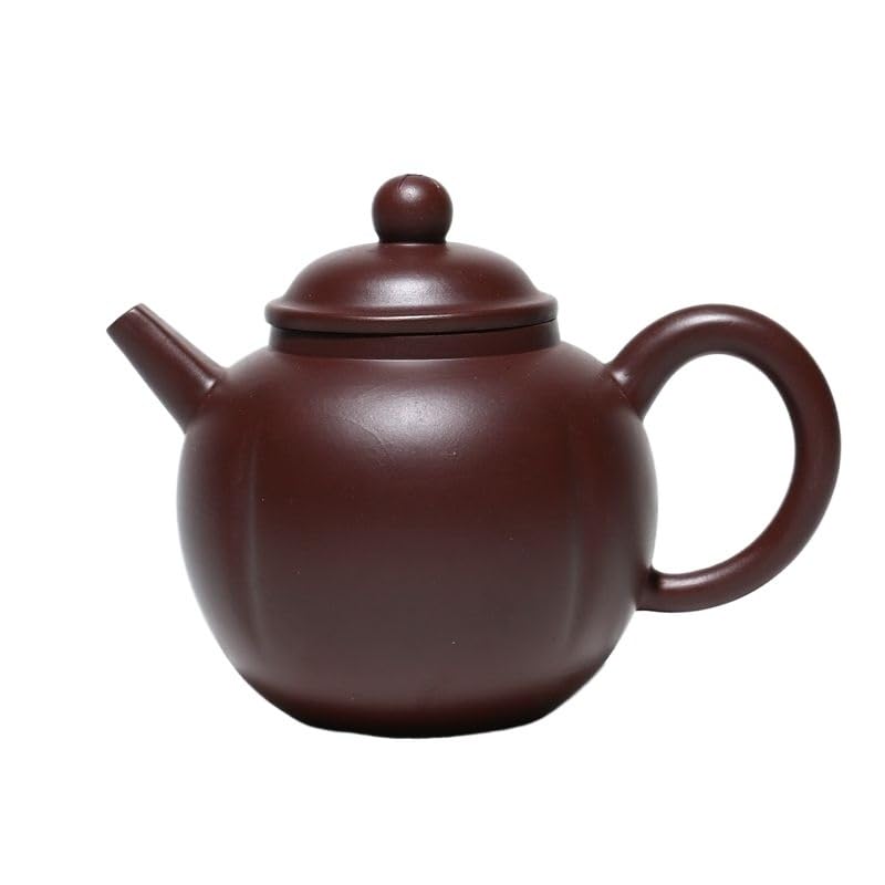 Théière en argile violette de 200 ml façonnée à la main pour le thé