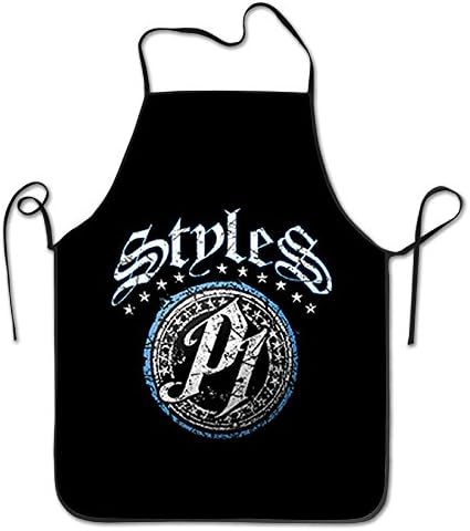 Hyufghb AJ Styles Live Dark Match Kitchen Apron Chef Aprons