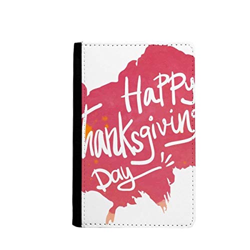 Compagnon de voyage motif aquarelle rose - Étui passeport et cartes pour Thanksgiving