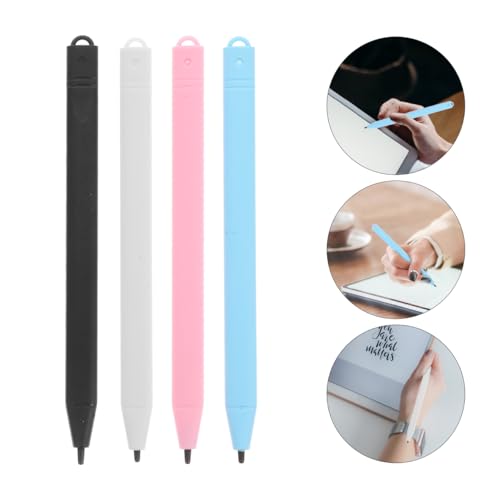 Ipetboom 4pcs Set Lcd Stylus Drawing Tablet Writing Pens Lcd Writing Tablet with Fine Point Stylus Pen Replacement Doodle Pad Board Computer Input Devices Plastic - Image 8