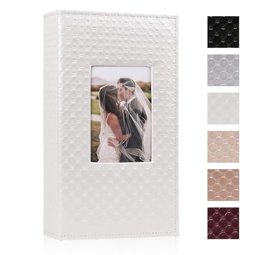 RECUTMS Photo Album 4x6,Holds 300 Photos,PU Leather Picture Album with