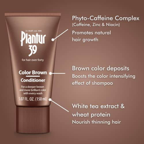 Plantur 39 Color Brown Intensity - Phyto-Caffeine Conditioner, 5.07 Fl Oz #TOP2