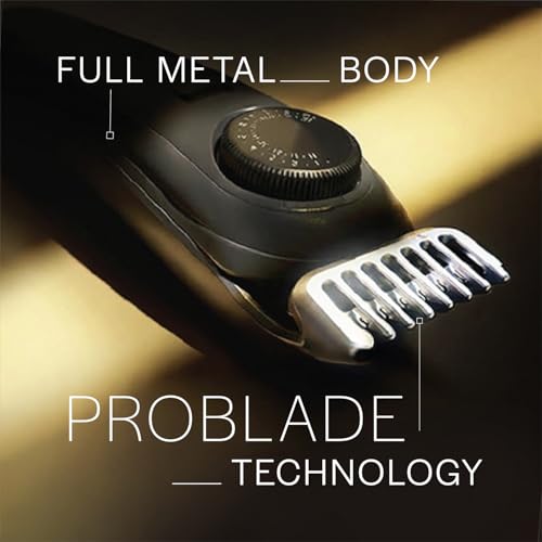 Image of Gillette Series 9 All-in-One Beard & Body Trimmer for Man (by Braun) with Fusion Proglide Razor | ProBlade Technology | 40 length settings with Metal Body | 15-In-1 Pro Kit - Face, Body, Head & Private Parts | 180 Min Runtime | 5 Min Quick Charge | 100% Waterproof with charging stand | Sensitive Body attachment for intimate grooming