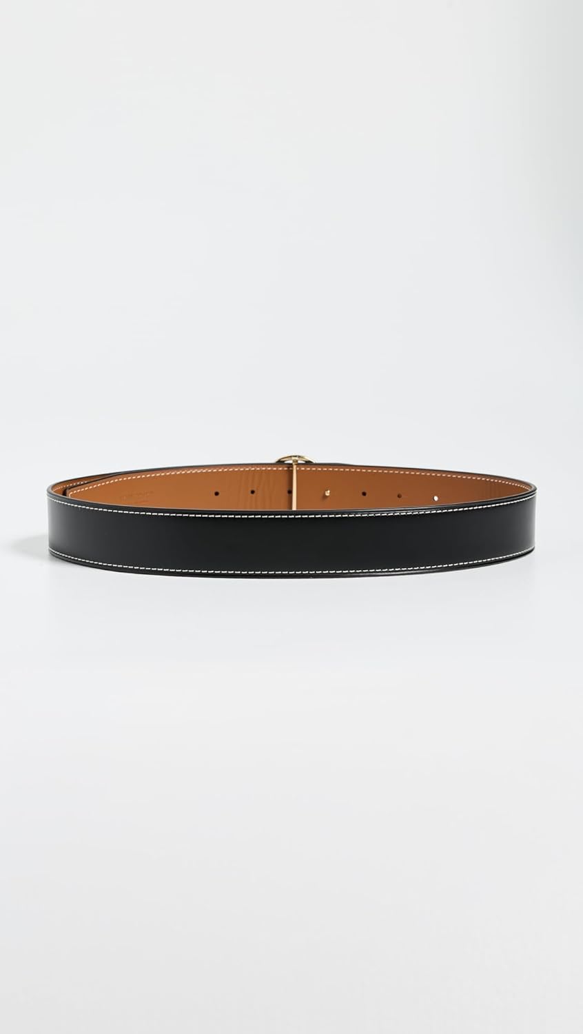 Tory Burch Women's 1.5" Miller Smooth Reversible Belt - Image 3