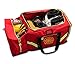 Lightning X Products Fireman Premium 3XL Firefighter Rescue Step-In Turnout Fire Gear Bag With Shoulder Strap & Helmet Pocket (Red)