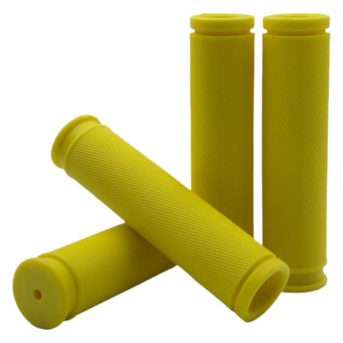 TIKBRO Poignées de Guidon de Vélo Confortables, Antidérapantes, 2 Paires en Caoutchouc pour VTT et BMX