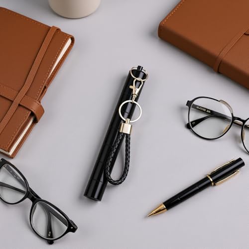 Tubo de almacenamiento de metal impermeable estuche portátil de 7 compartimentos con cordón 8