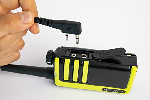 KENWOOD UBZ-LJ9SET Handfunkgeräte (2 Stck.) – PMR446, 32 Kanäle, Li-Ionen Akku (1150mAh), USB-C Ladeanschluss, lizenzfrei, hohe Reichweite