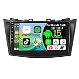 🚗 Autoradio Android pour Suzuki Swift 2011-2015 – Mise à Niveau: Autoradio Double DIN compatible CarPlay pour Suzuki Swift 2011-2015. Écran tactile capacitif HD de 9 pouces (1280 x 720) avec technologie 2.5D, intégration parfaite dans votre véhicule. Écran tactile haute résolution (1080P), interface conçue spécifiquement pour les véhicules, fonction écran partagé. Inclut DSP, CarPlay, Android Auto, caméra et micro.