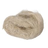 Fibre di iuta naturali: i fili di iuta pura offrono un ambiente sicuro e morbido che promuove abitudini naturali di nidificazione per canarini, colombe e varie specie di uccelli senza sostanze chimiche nocive o additivi sintetici