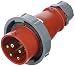 Produktbild Mennekes (Unternehmen) 288 amv-top einzelnen Teil Körper Stecker, IP 67 Schutz, 6 Stunden Earth Position, 5 Pole, 16 A, 400 V, rot