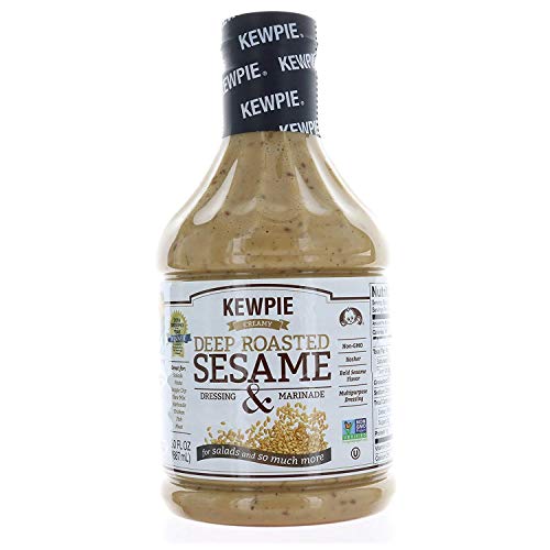 Kewpie Japanese Dressing Roasted Sesame Deep Roasted Sesame Dressing, Value 2 Pack ( 30 oz Each )