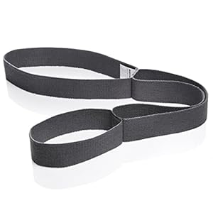 BODYMATE Yogagurt Grau mit 3 Schlaufen