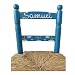 MAKONDO IMPORT-EXPORT Silla Infantil Personalizada 6 Colores 34X30X60 (Azul)