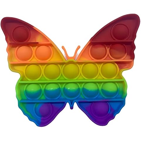 Glamified , glam Butterfly Pop Up Fidget Toy, Fidget Toys Set for Kids & Adults, Bubble Popper Fidget Toy Stress Anxiety Relief Toys for ADHD Autism Special Needs Cover
