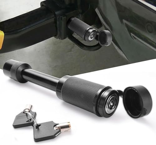 Bloqueo de Pasador de Enganche de Remolque, Cerradura de Enganche de Remolque de 5/8 Pulgadas Cerradura de Receptor con Pasador Doblado con 2 Llaves (1Pcs)