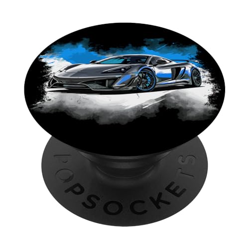 Exotic Concept Sports Car Supercar Luxury Hypercar Graphic PopSockets Standard PopGrip