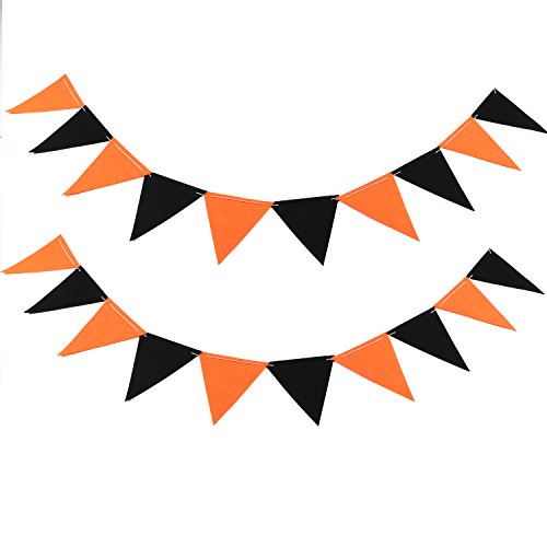 Halloween Pennants Banners, Jmyo Durable And Reusable With 20Pcs Pennants Flags Party Decoration, 20Ft #TOP1
