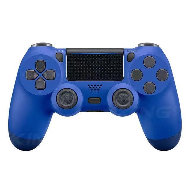 Genérico Mando compatible para PS4, Mando Inalámbrico para PS4/Pro/Slim con Doble Vibración, Control de Movimiento de 6 ejes, Conector de Audio 3.5mm, Panel táctil