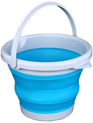 GJNVBDZSF Camping Washbasin, Collapsible Bucketsilicone Folding Bucket Art Cleaning Pen Bucket Portable Car Wash Barrel Outdoor Fishing Barrel Telescopic Barrel
