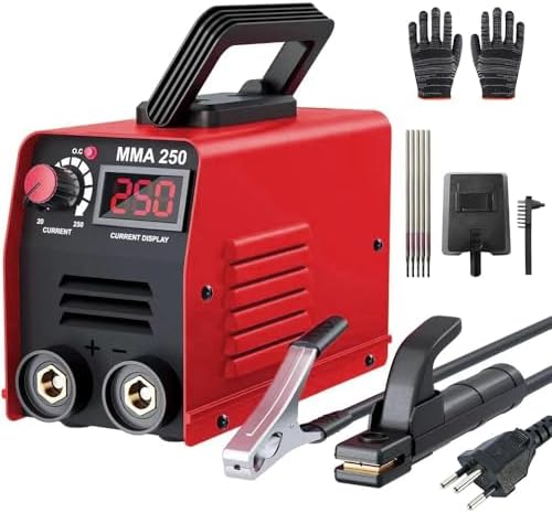 Máquina de Solda Portátil, 250A com Tecnologia IGBT, Soldador Inv...