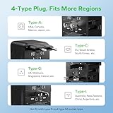 MOMAX Universal Travel Adapter,35W GaN Charing with UK/EU/AU/US Plugs, Mini Travel Plug Adapter UK To European Plug Adaptor 3USB-C & 2USB-A, Adapter Plug for Tablets Phone Watch,etc. - Image 5