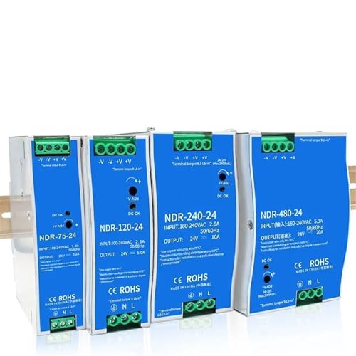 Transformateur NDR-120-12 12V 10A pour alimentation rail DIN
