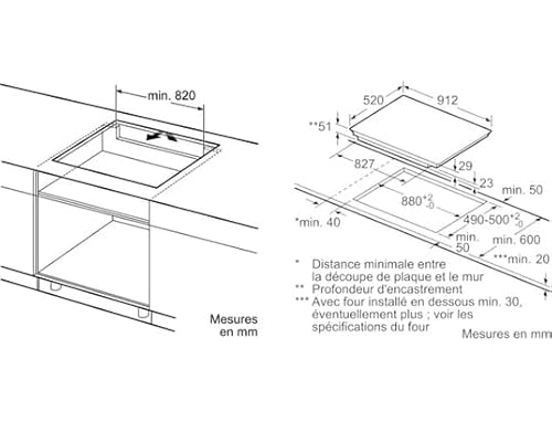 Plaque induction EX975KXW1E HOME CONNECT - vue 5
