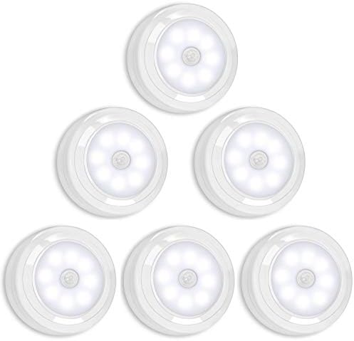 Diomart Motion Sensor LED Puck Light Wireless 10-LED Under Cabinet ...