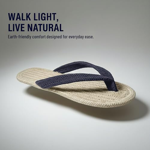 Image of Sohum V Strap Cotton Braided Slippers for Men & Women 1 Pair | Ultra-Soft, Lightweight & Breathable| Handmade Unisex Flip Flops