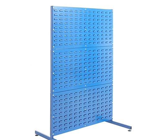 Bigdug Blue Freestanding Louvre Panel Stations Component Storage (702 Louvres)