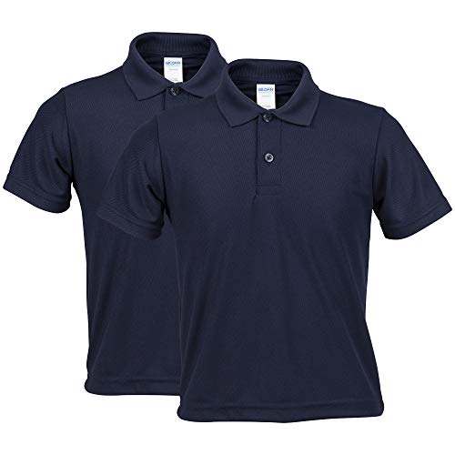 Gildan Youth Double Pique Polo, 2-Pack