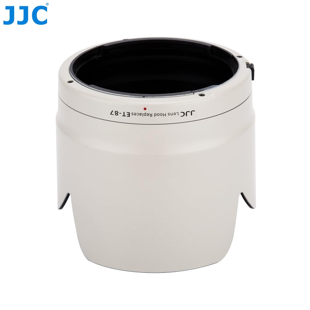 JJC Paraluce a tulipano reversibile bianco per obiettivo Canon EF 70-200mm f/2.8L IS II USM, EF 70-200mm f/2.8L IS III USM, sostituisce Canon ET-87, LHET87WT