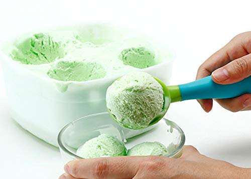 Ice Cream Scoop, 2Pcs Nonstick Anti-Freeze Food Grade Ppr + Rubber Ice Cream Scooper With The Hung Hole Design, Comfortable Handle, Dishwasher Safe,Ice Cream Scoops, #TOP2