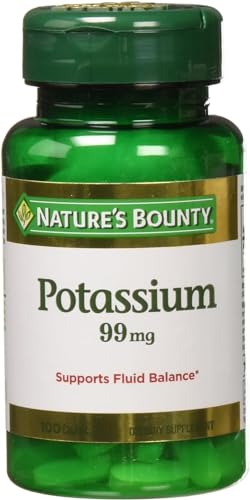 Nature's Bounty Potassium Gluconate 300 Caplets (3 X 100 Count Bottles)