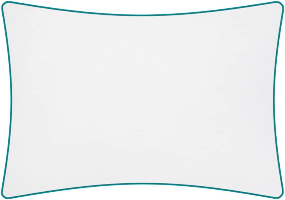 JWH Love Fishes Throw Pillow Cover Decorative Rectangle Cushion Case Sea Grass Accent Lumbar Pillowcase for Bed Bedroom Couch Chair 14x20 Inch Blue Green