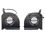 CPU+GPU Cooling Fan Replacement for Gigabyte Aero 15 OLED, Aero 15 XA SA, 15S XA WA SA, Aero 15 YB XB WB KB SB, 15S YB XB WB KB SB, Aero 15 XC (Intel 10th Gen and 9th Gen Version) (0.28 inch Thick)